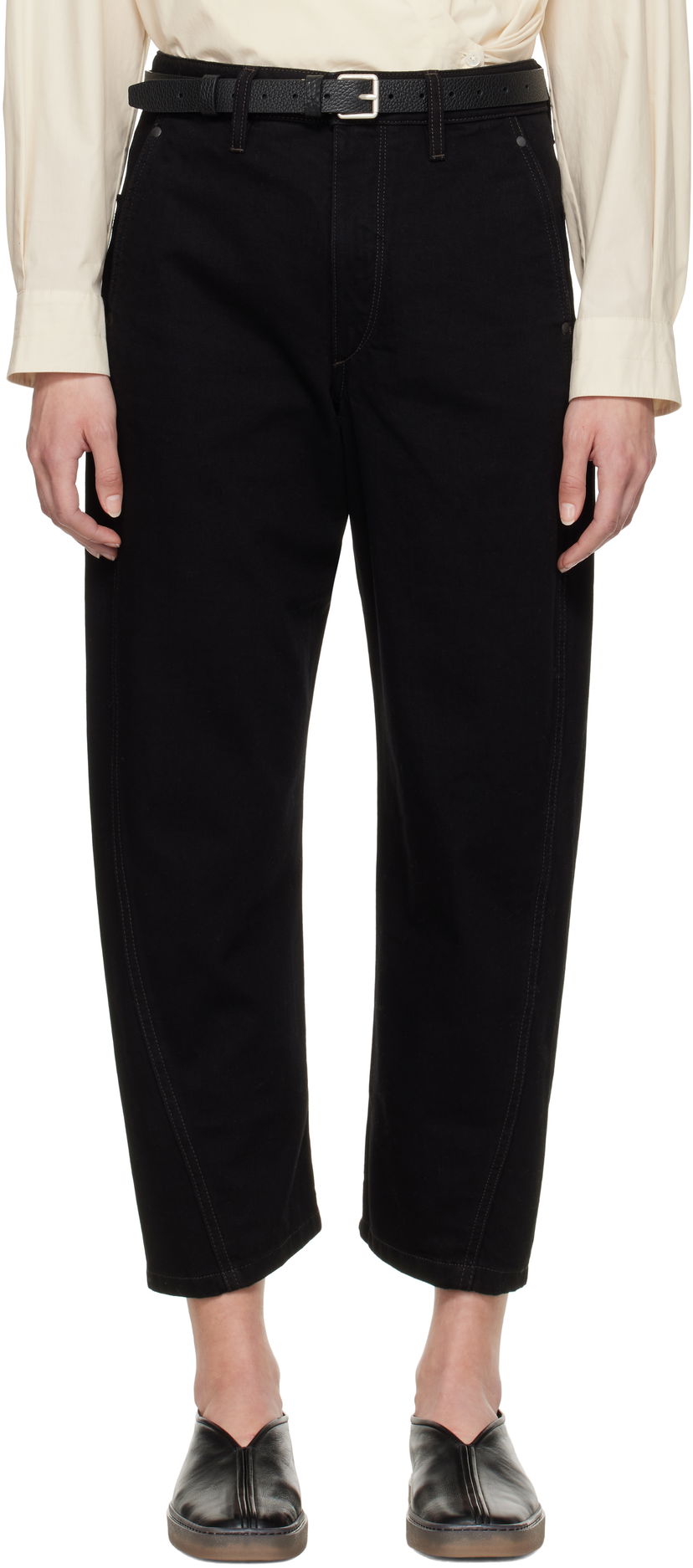 Джинси LEMAIRE Lemaire Twisted Jeans чорний | PA1051 LD1031
