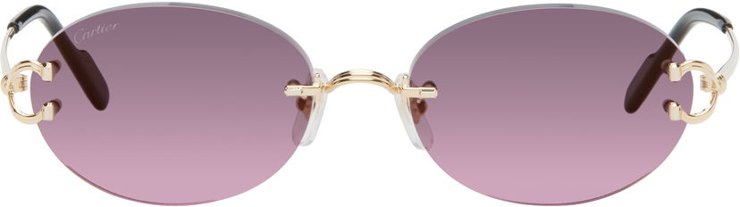 Сонцезахисні окуляри Cartier Cartier 'Signature C de Cartier' Sunglasses Фіолетовий | CT0551S-004