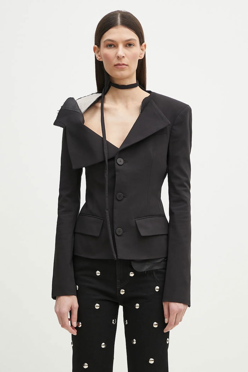 Куртка Ottolinger Ottolinger Off-Shoulder Blazer чорний | 123.600623.01