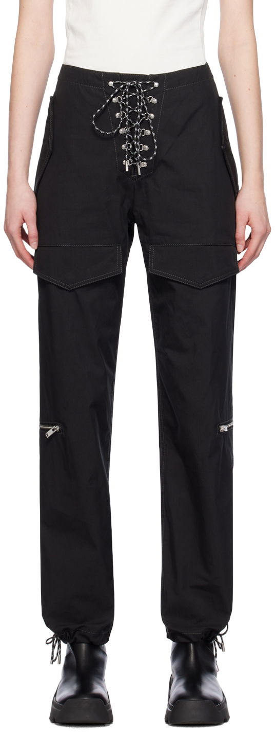 Штани карго Dion Lee Lace-Up Hiking Trousers чорний | C2178PS24