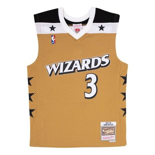 Джерсі Mitchell & Ness Mitchell & Ness Wizards Basketball Jersey Жовтий | SMJYGS20042-WWIGOLD07CBT