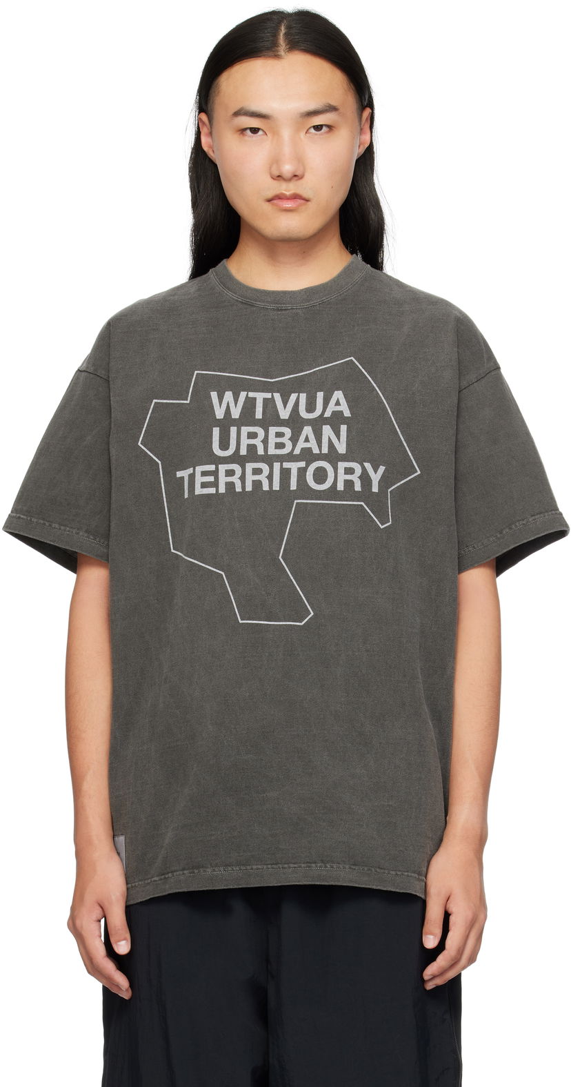 Футболка WTAPS WTAPS Territory Graphic T-Shirt Сірий | 242ATDT-CSM04