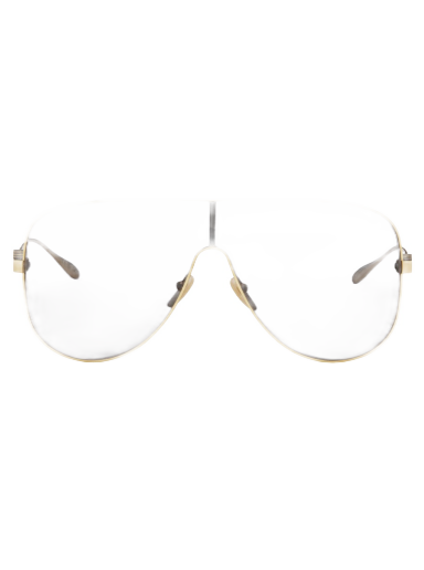 Сонцезахисні окуляри Gucci Mask Sunglasses "Gold" бежевий | GG1436S