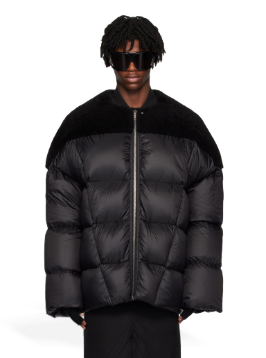 Куртка Rick Owens Flight Shearling Down Jacket чорний | RU02C7788 LSHON3