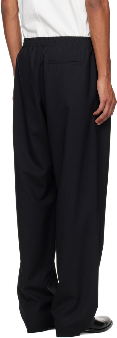 Штани The Row Konan Elastic Waist Trousers чорний | 803-W3464, 2