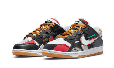 Кросівки та взуття Nike Dunk Low Scrap "University Red" Різнокольоровий | DN1775-001, 2