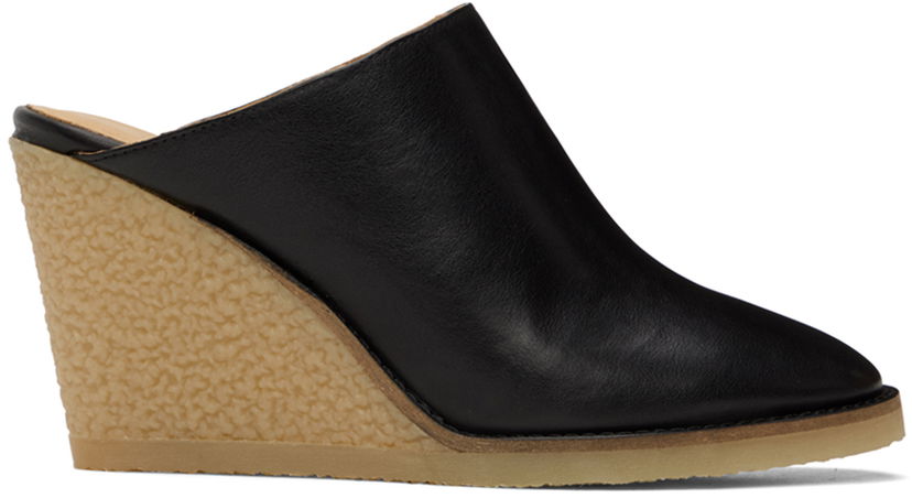 Кросівки та взуття ISABEL MARANT Takita Wedge Mules чорний | 22ACP0028-22A020S