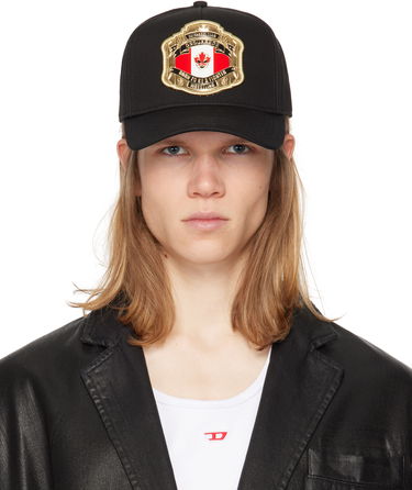 Кепка DSQUARED2 Dsquared2 Boxeur Patch Baseball Cap чорний | BCM0903-05C00001-2124, 0