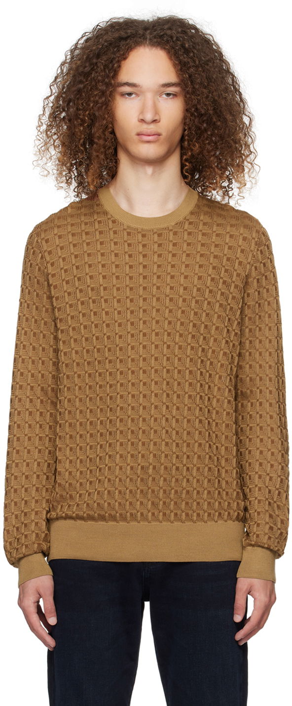 Cветр BOSS Crewneck Sweater "Tan" Помаранчевий | 50508159