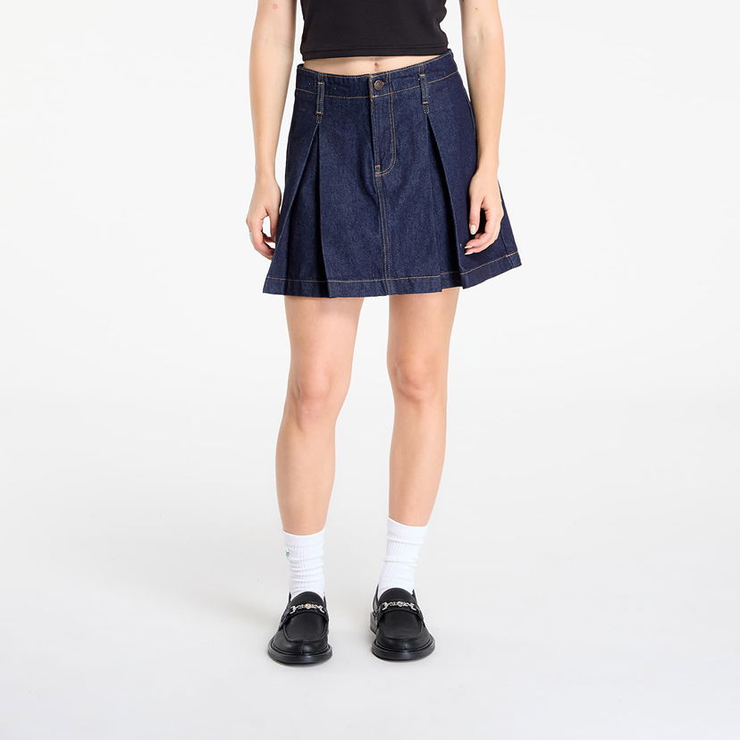 Спідниця CALVIN KLEIN Skirt Jeans Pleated Denim Skirt Blue темно-синій | LV047C717G N8D