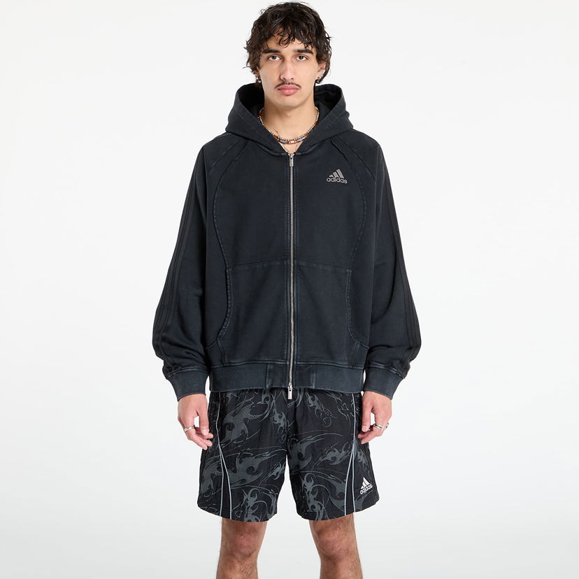 Світшоти adidas Originals Adilenium Season 4 Teamgeist Full-Zip Hoodie чорний | KF8527