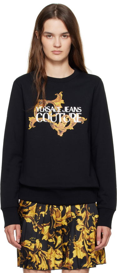 Світшоти Versace Couture Screen-Printed Sweatshirt чорний | E79HAIE06_ECF00E, 0
