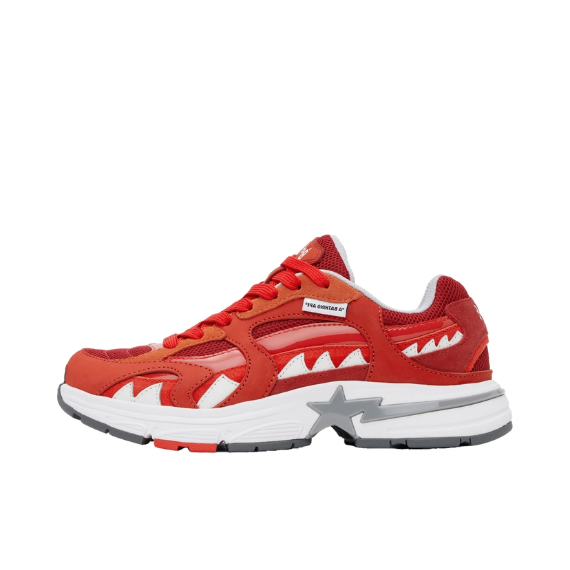 Кросівки та взуття BAPE A Bathing Ape Shark STA M1 Червоний | 001FWK201306M