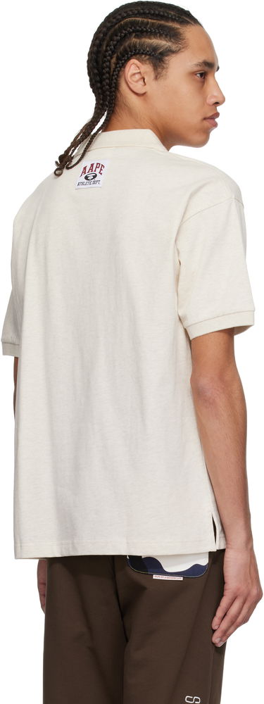 Сорочка поло AAPE by A Bathing Ape AAPE by A Bathing Ape Main Polo бежевий | AAPPOM1662XAOBG2, 2