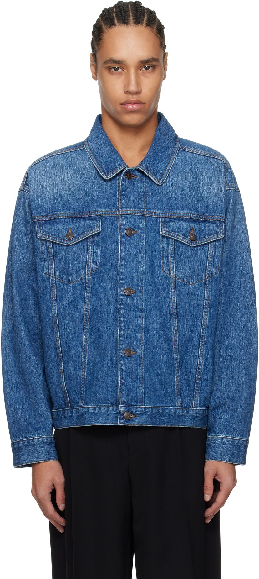 Куртка The Row The Row Seb Denim Jacket Синій | 906-W3809