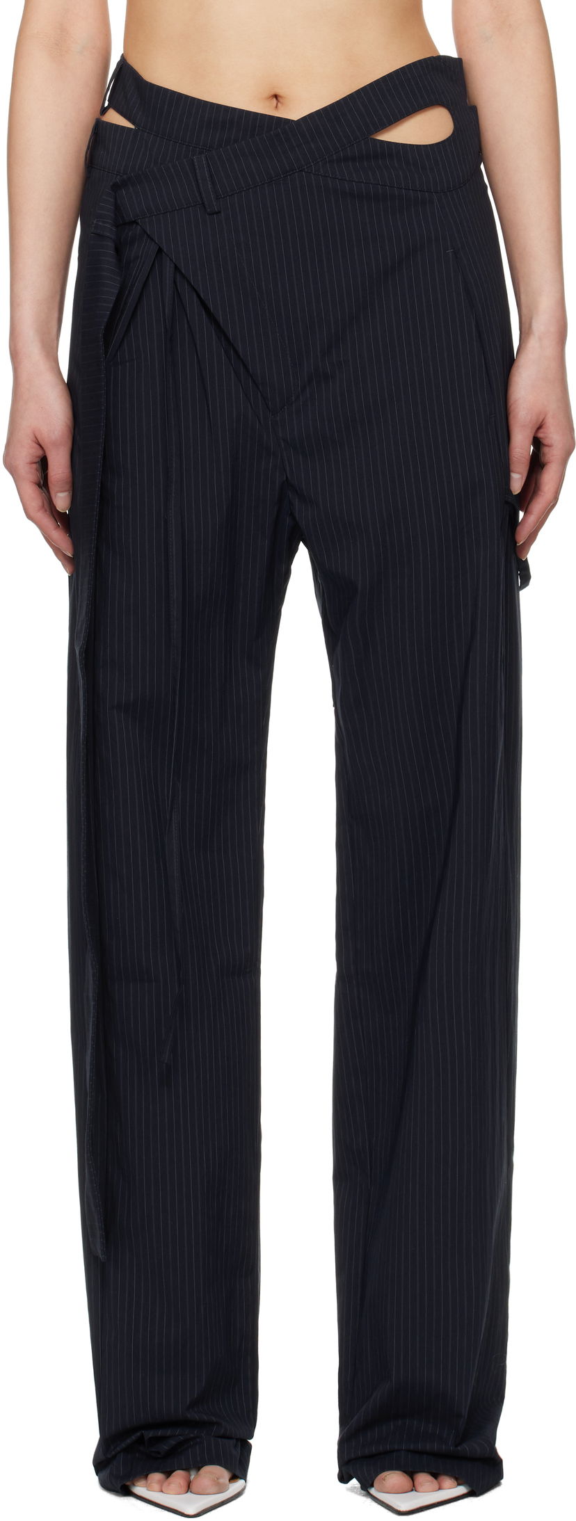 Штани Ottolinger Ottolinger Signature Wrap Suit Trousers чорний | 12320152301