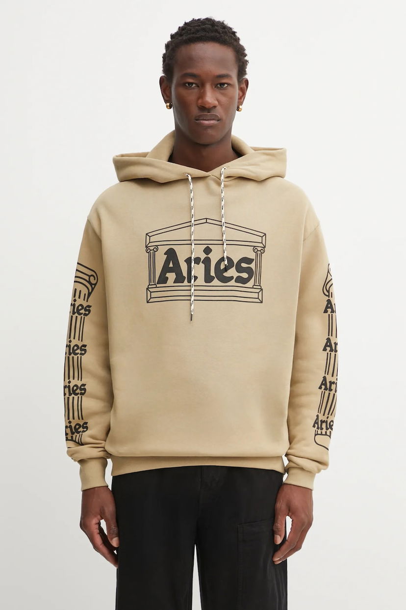 Світшоти Aries Aries Temple Hoodie бежевий | AR2001204