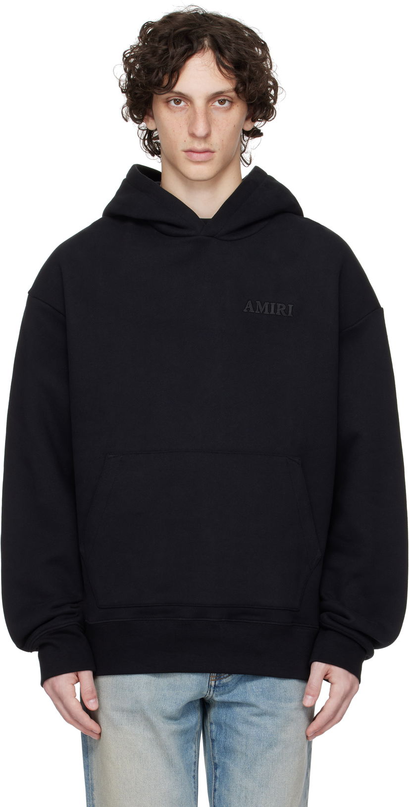 Світшоти AMIRI Amiri Oversized Hoodie чорний | AMJYHD1042