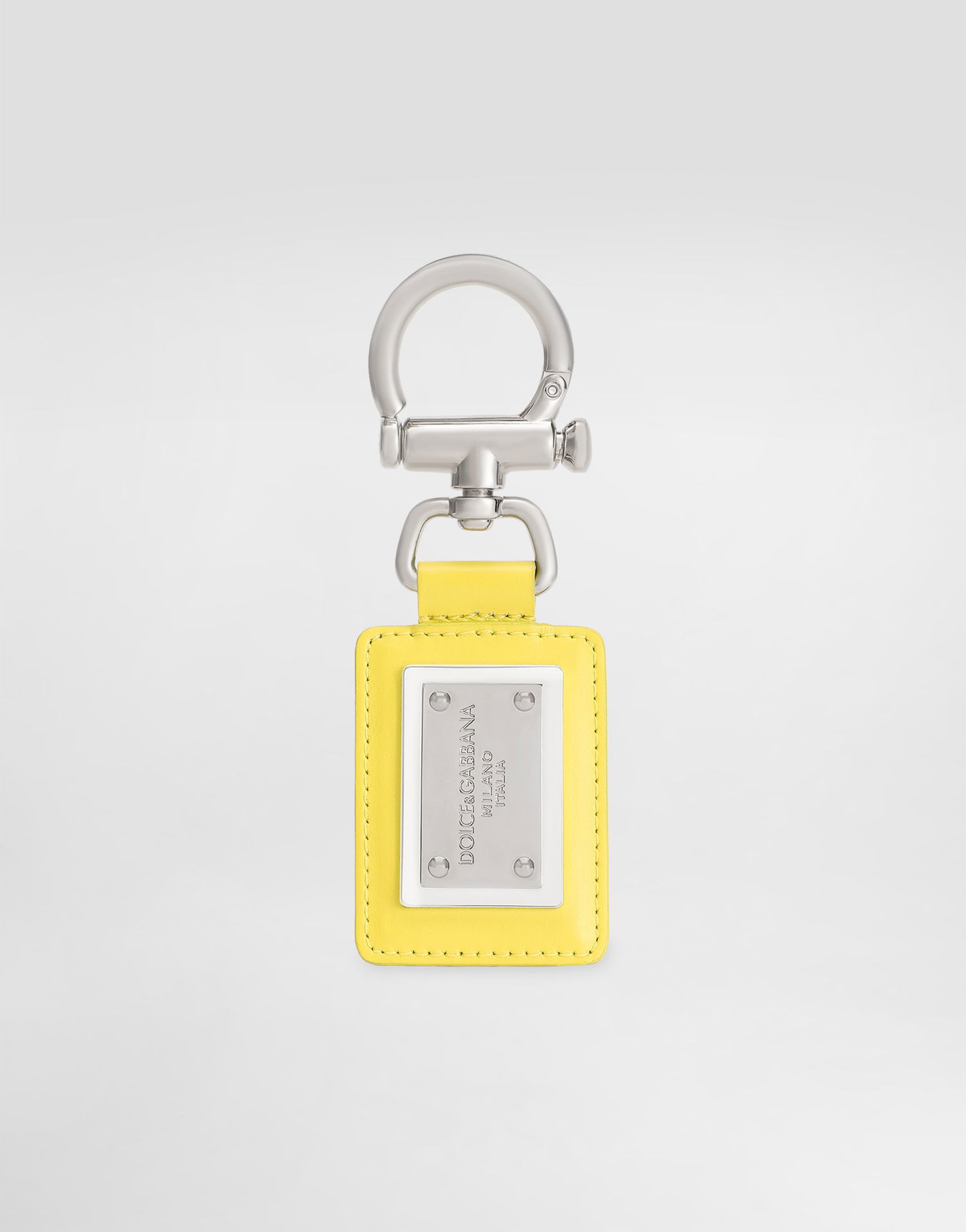Брелоки Dolce & Gabbana Dolce & Gabbana Smooth Calfskin Keyring Жовтий | BP3439AV89389418, 0