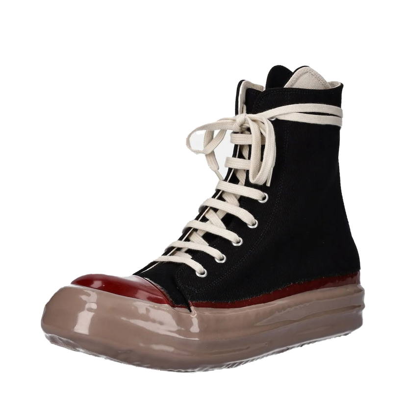Кросівки та взуття Rick Owens Rick Owens DRKSHDW High-Top чорний | DU02E7800.DODP