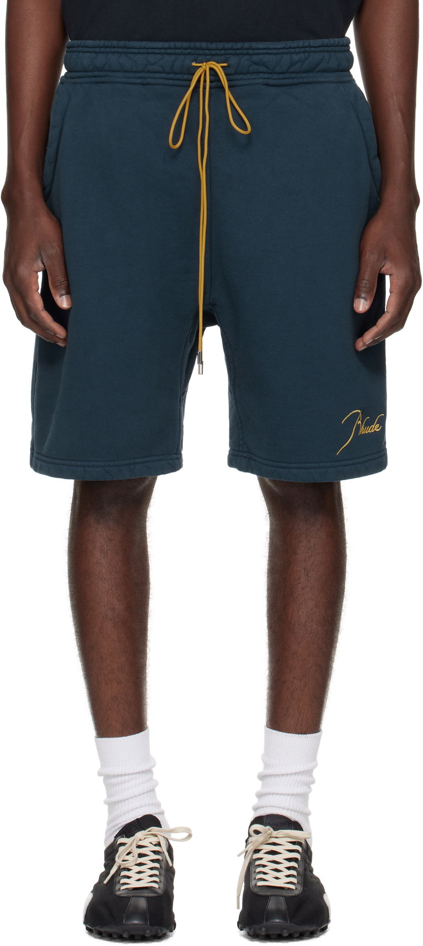 Шорти Rhude Rhude Classique Sweat Shorts темно-синій | RHPF25SH01012