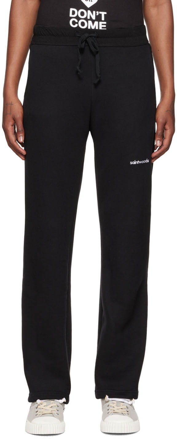 Спортивні штани Saintwoods Saintwoods Embroidered Lounge Pants чорний | SW01506
