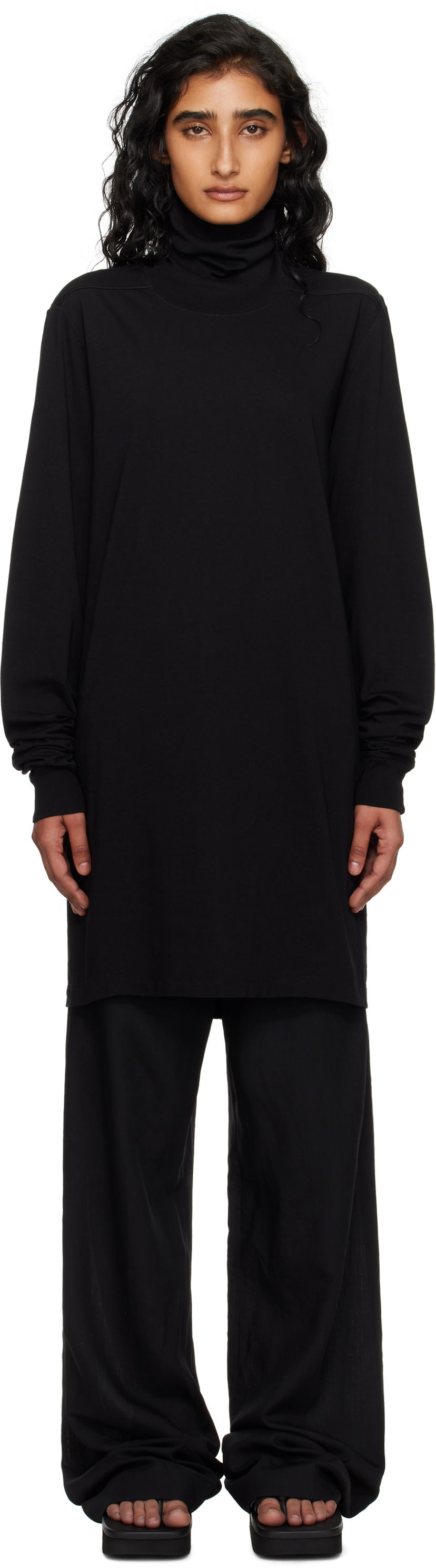 Cветр Rick Owens Rick Owens Concordians Surf Turtleneck чорний | RP02E4207 JA