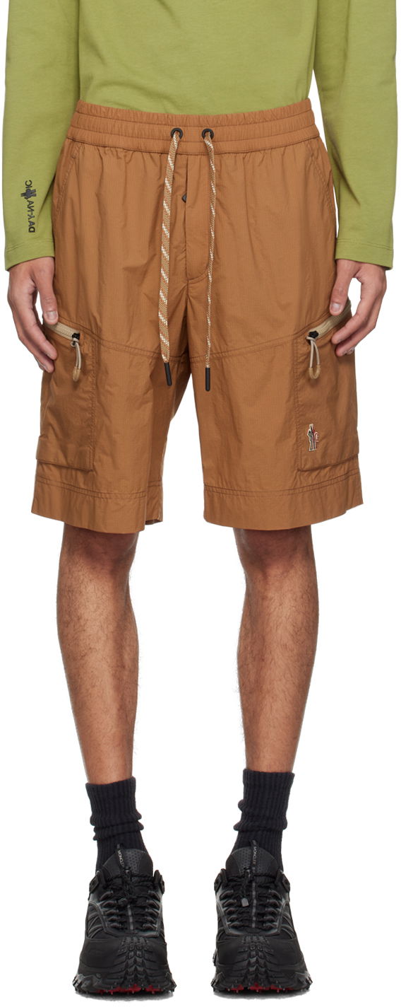 Шорти Moncler Drawstring Shorts Коричневий | J10972B0000353A59