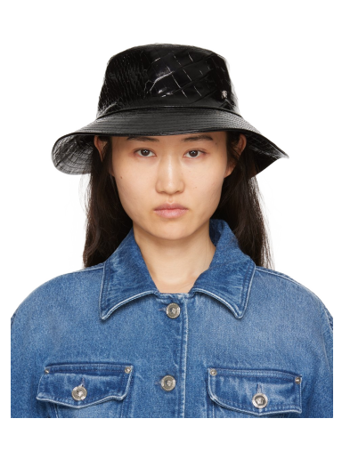 Капелюх Versace Croc Bucket темно-синій | 1012594_1A09251