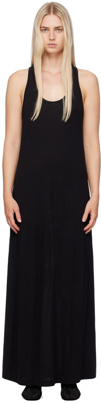 плаття TOTEME TOTEME Scoop-Neck Maxi Dress чорний | 243-WRD4175-FB0241