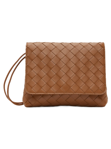 Сумочка Bottega Veneta Mini Intrecciato Bag Коричневий | 741897 VCPP3