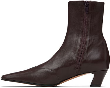 Кросівки та взуття Khaite Black 'The Nevada' Stretch Low Boots чорний | F1068-836, 2