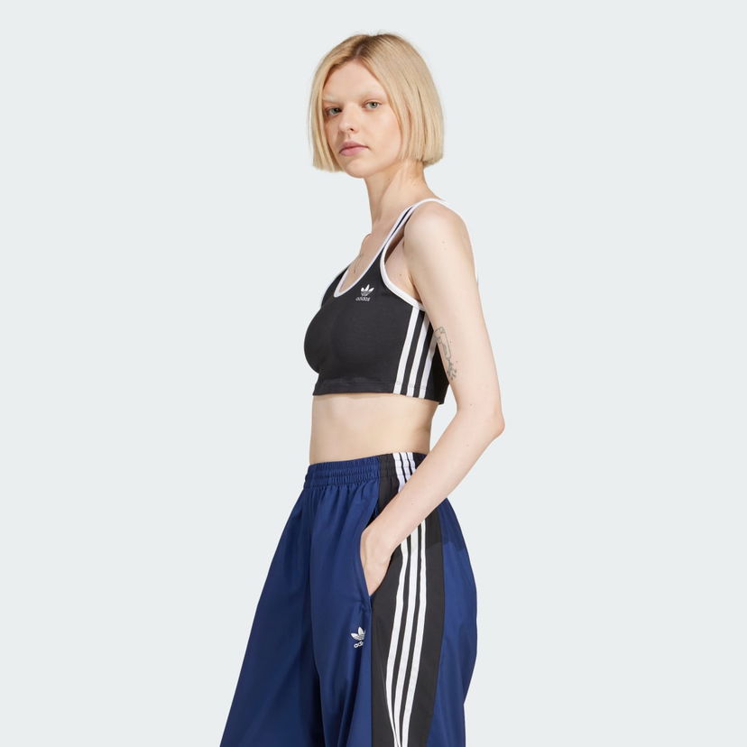 Бюстгальтер adidas Performance 3-Stripes Sports Bra чорний | JD4612