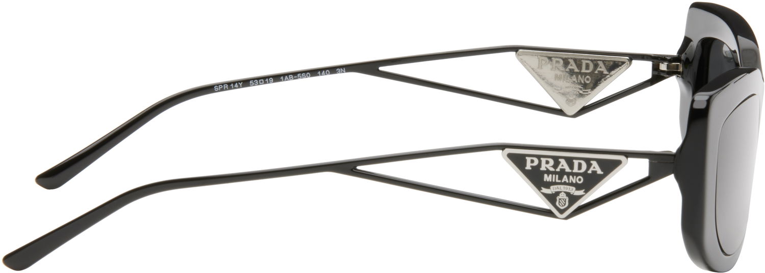 Сонцезахисні окуляри Prada Triangle Logo Sunglasses чорний | 0PR 14YS 8056597627375, 1
