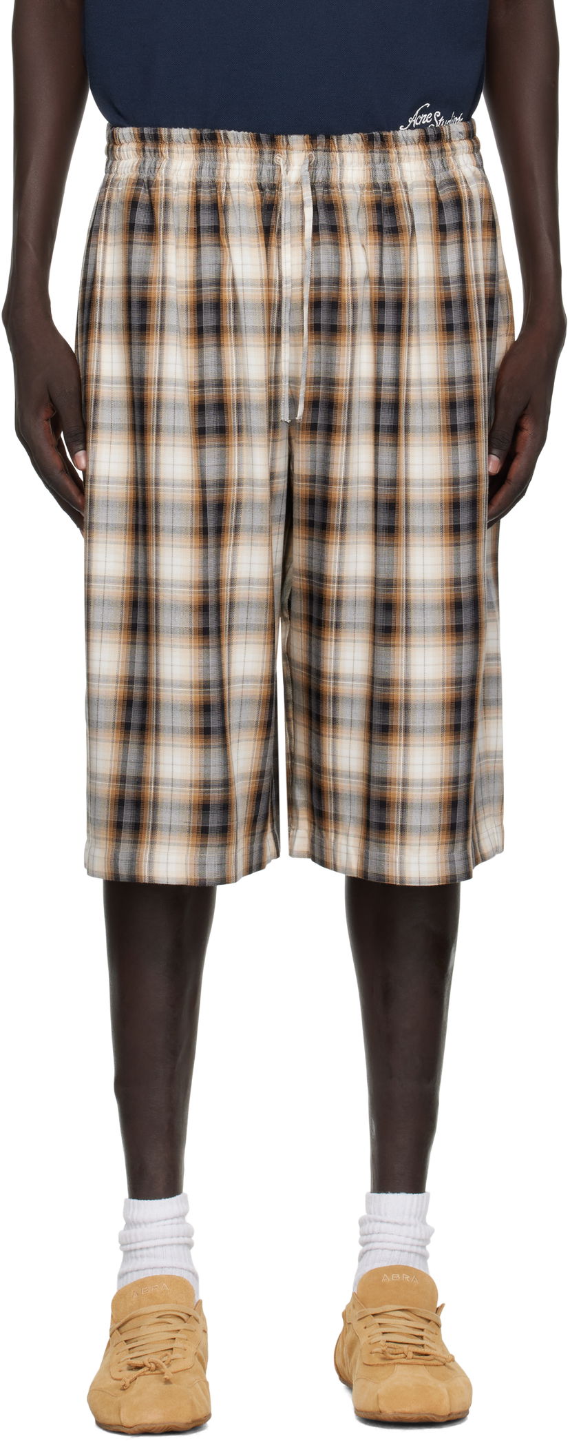 Шорти Acne Studios Acne Studios Check Shorts Різнокольоровий | CE0071-