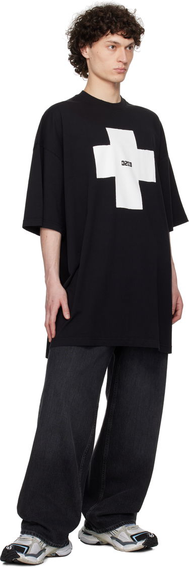 Футболка 032C 032c Point Zero Oversized T-Shirt чорний | S25-URC-0152-050, 3