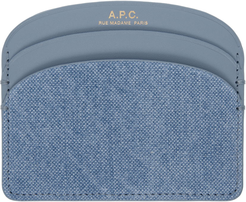 Гаманець A.P.C. A.P.C. Demi-Lune Card Holder Синій | COHHT-F63270