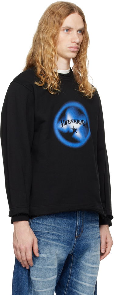 Світшоти ADER ERROR Black Graphic Sweatshirt чорний | BN01FWSW0102BK, 1