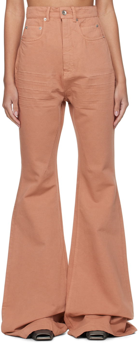 Джинси Rick Owens Rick Owens DRKSHDW Bolan Flare Jeans Помаранчевий | DS01D1311 CB