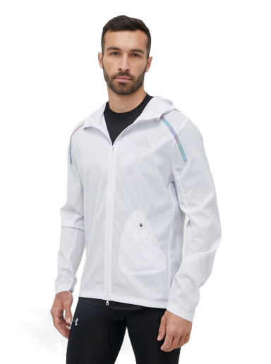 Вітровка adidas Performance Marathon Jacket білий | IB8953
