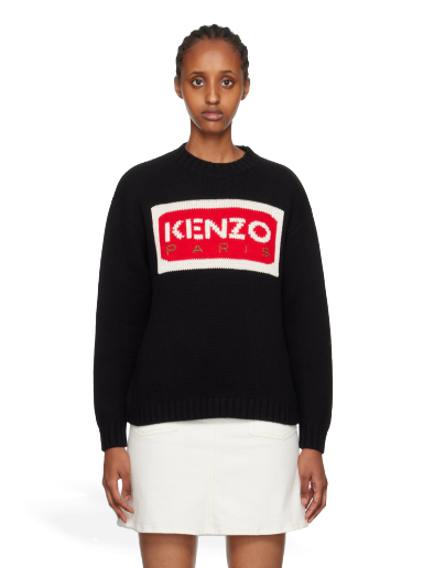 Cветр KENZO Paris Intarsia чорний | FD62PU4313LA