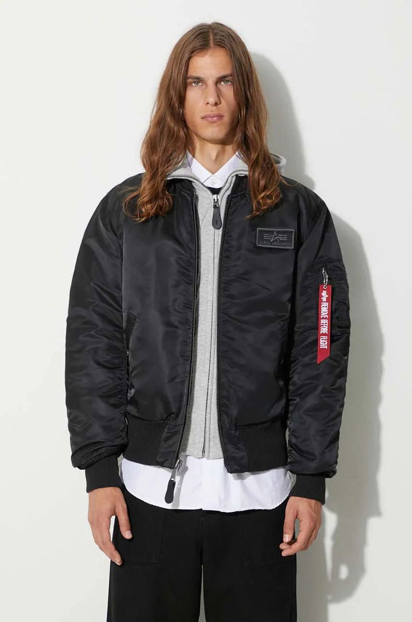 Куртка бомбер Alpha Industries MA-1 D-Tec Bomber Jacket чорний | 183110.03