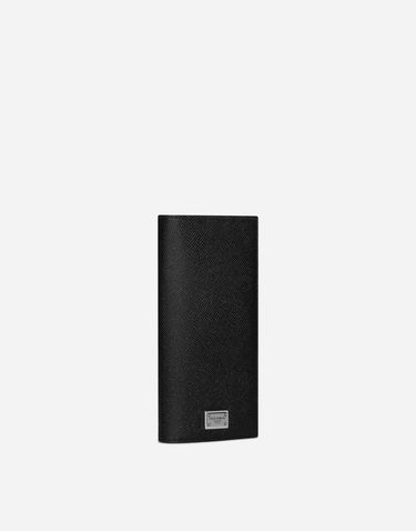 Гаманець Dolce & Gabbana Calfskin Vertical Wallet With Logo Tag чорний | BP2573AG21980999, 1