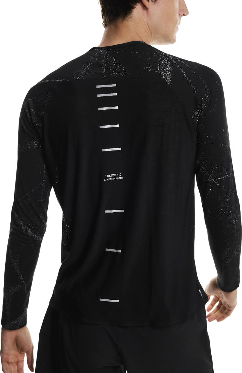 Футболка On Running Performance Reflective Long-Sleeve T-Shirt Lumos чорний | 1mf30230553, 1