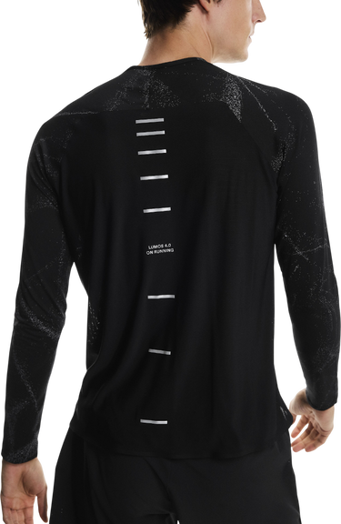Футболка On Running Performance Reflective Long-Sleeve T-Shirt Lumos чорний | 1mf30230553, 1