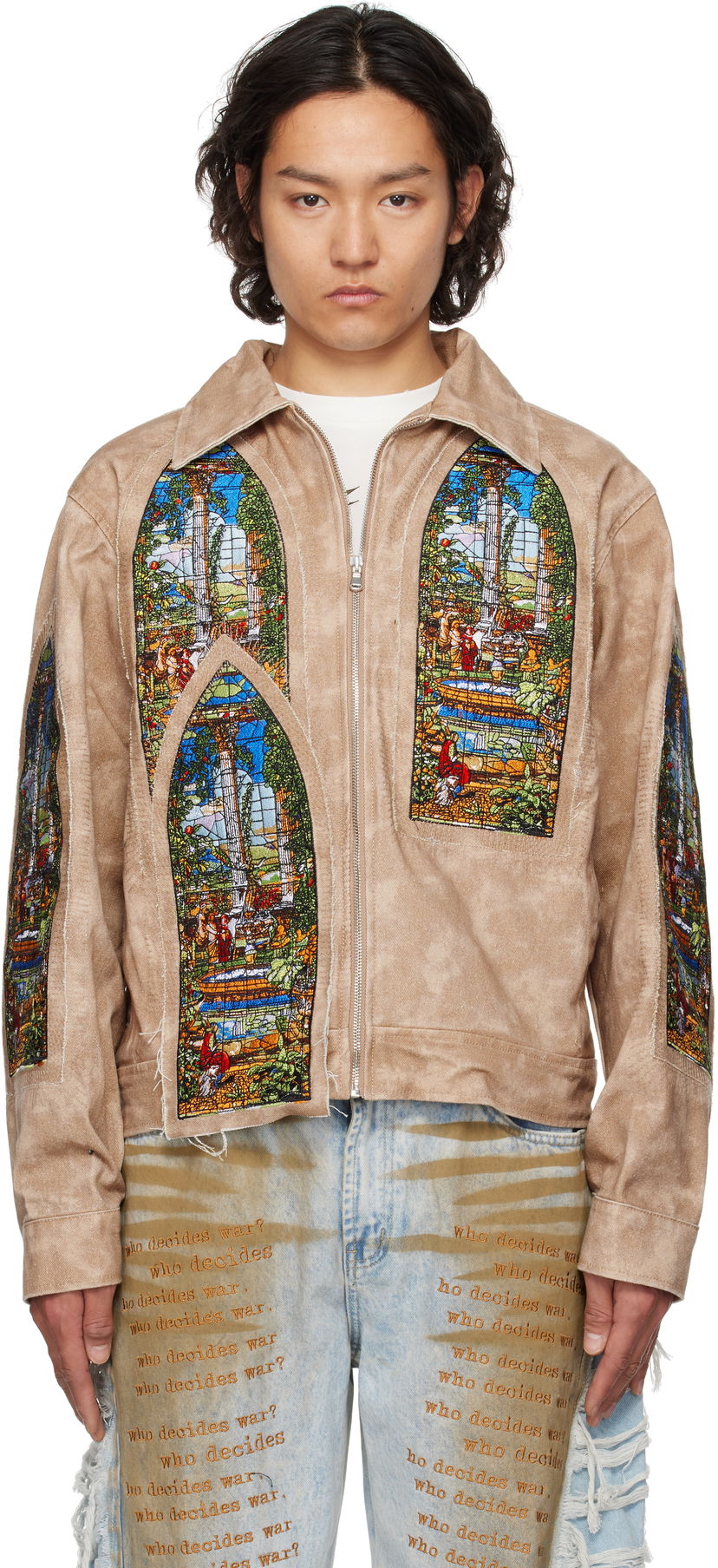 Куртка Who Decides War Who Decides War Eden Trucker Jacket бежевий | 1131260022SS25