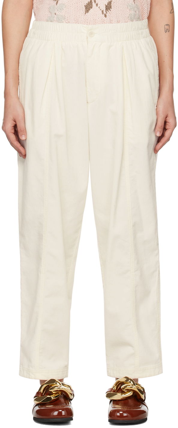 Штани YMC YMC Sylvian Trousers білий | Q4UAD