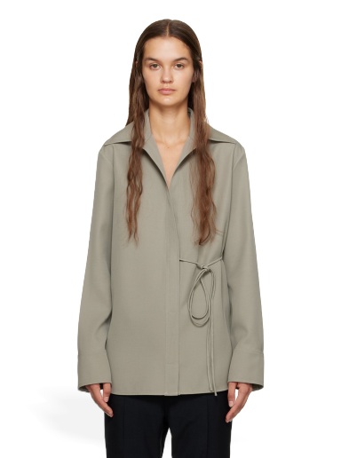 Сорочка Jil Sander Wrap Shirt Сірий | J02DL0154_J40002