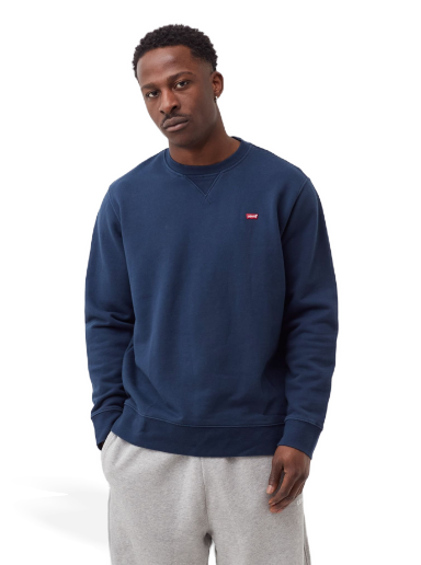Світшоти Levi's New Original Crew темно-синій | 35909-0001
