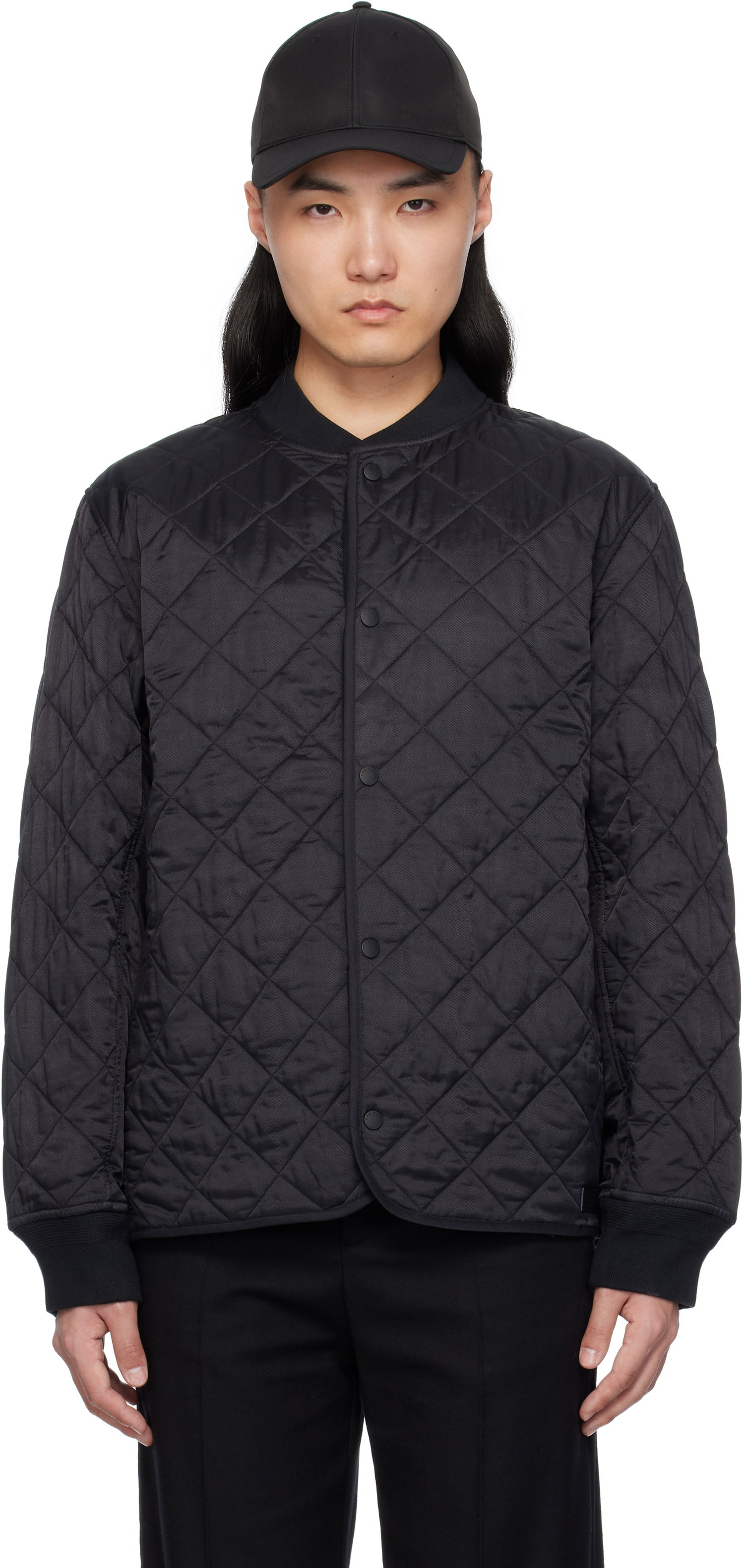 Пуховик rag & bone Rag & Bone Focus Quilted Liner Jacket чорний | MBW25S2028BNML, 0